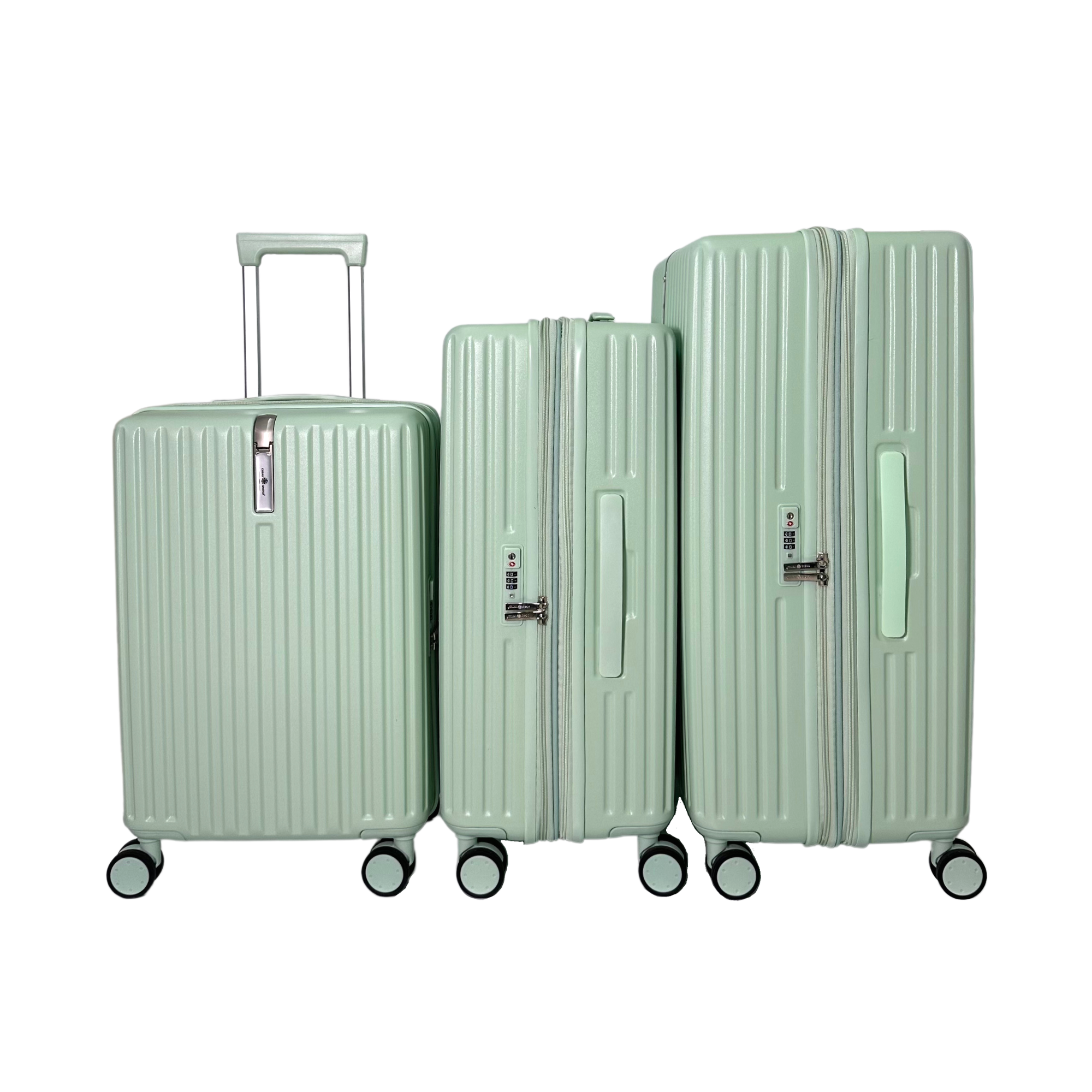 Cosas United Luggage Bloom Zip Light Green