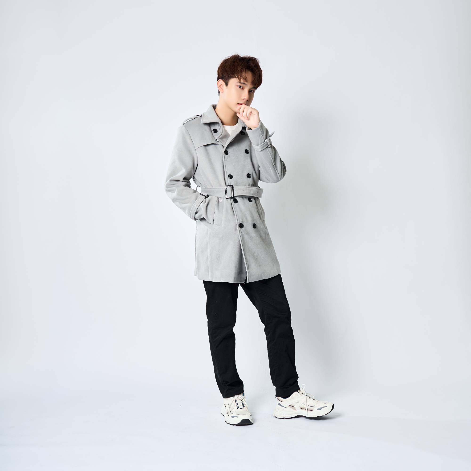 UNITED TOKYOHARD 速やか GABARDINE TRENCHCOAT 黒